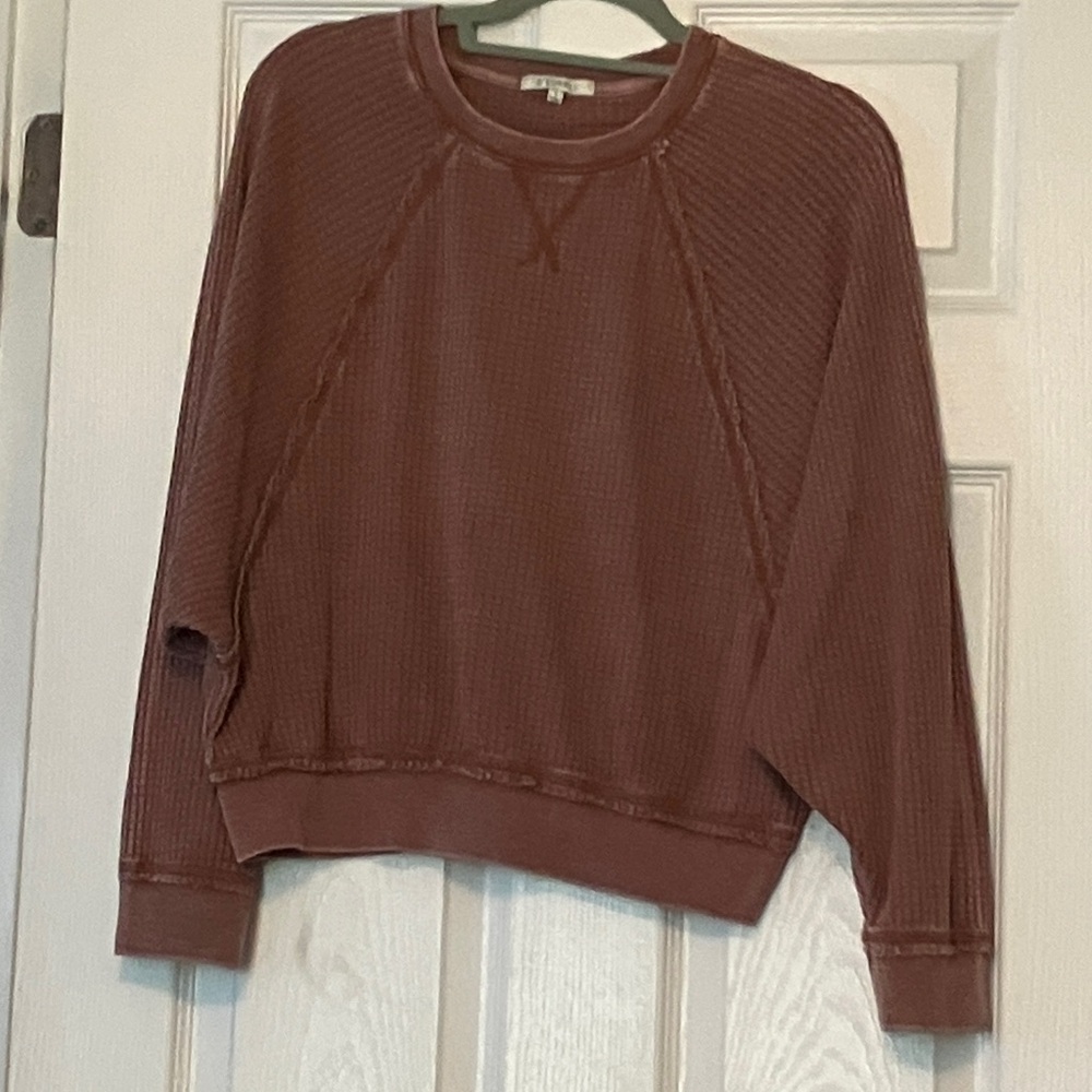 Z Supply Women's Crew Neck Sweater - Brown